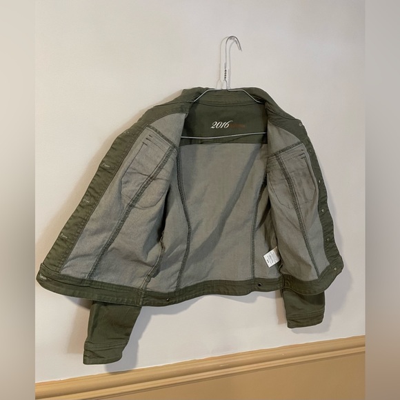 Parasuco Olive Green Denim Jacket - Picture 2 of 8